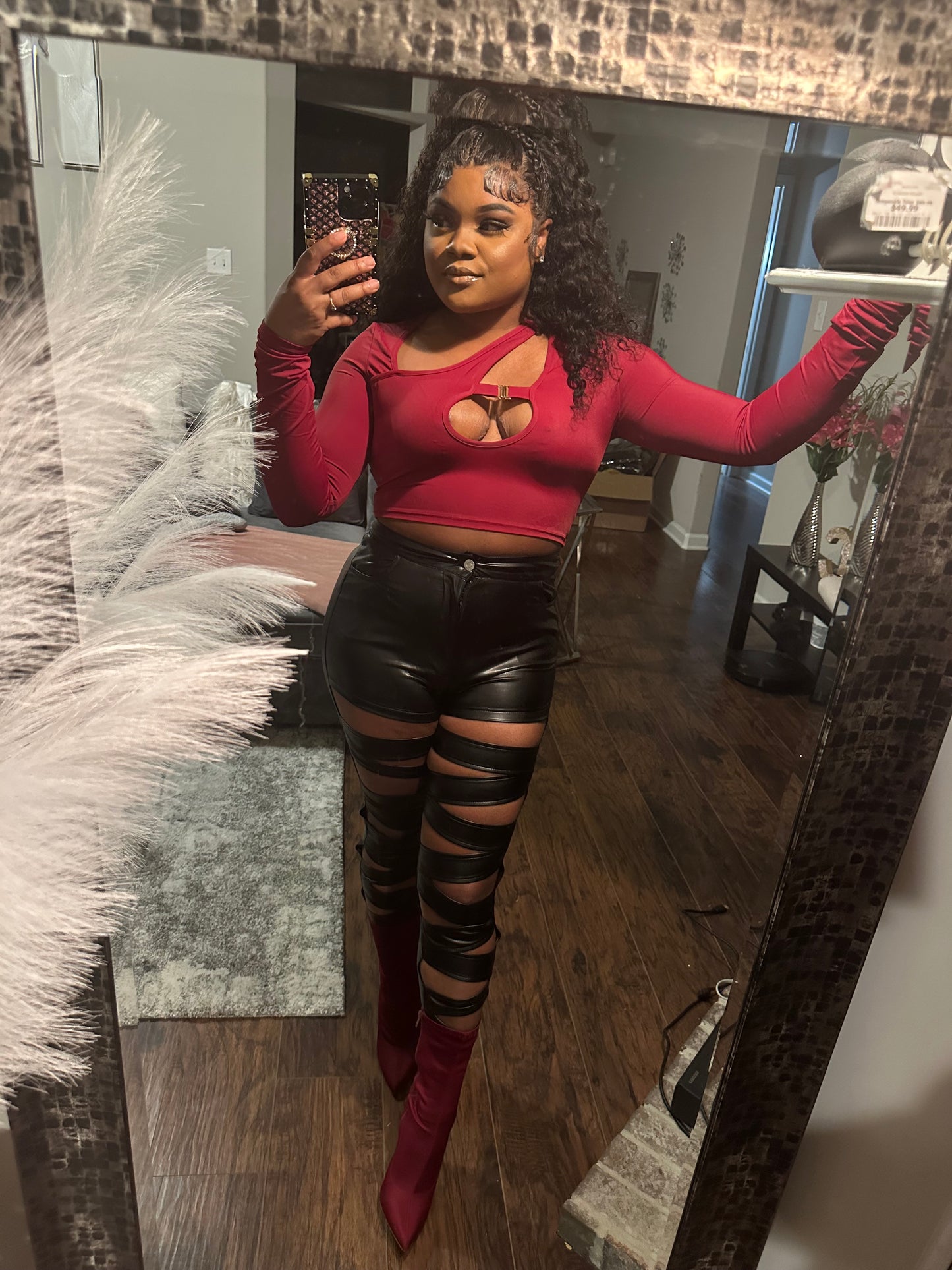 SleekSlash Leather Pants