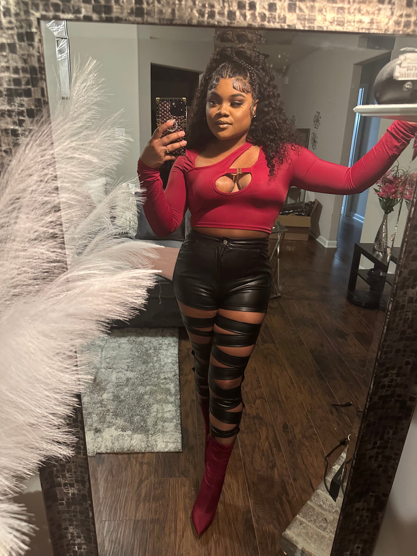 SleekSlash Leather Pants