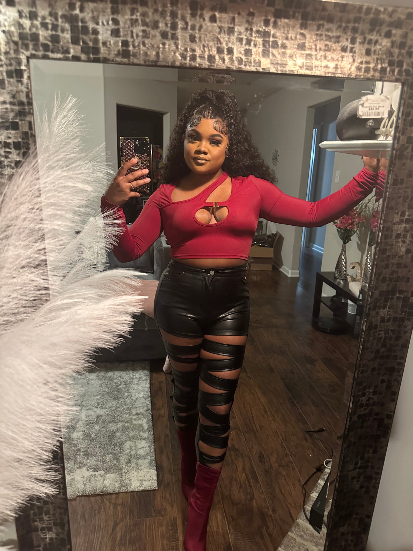 SleekSlash Leather Pants
