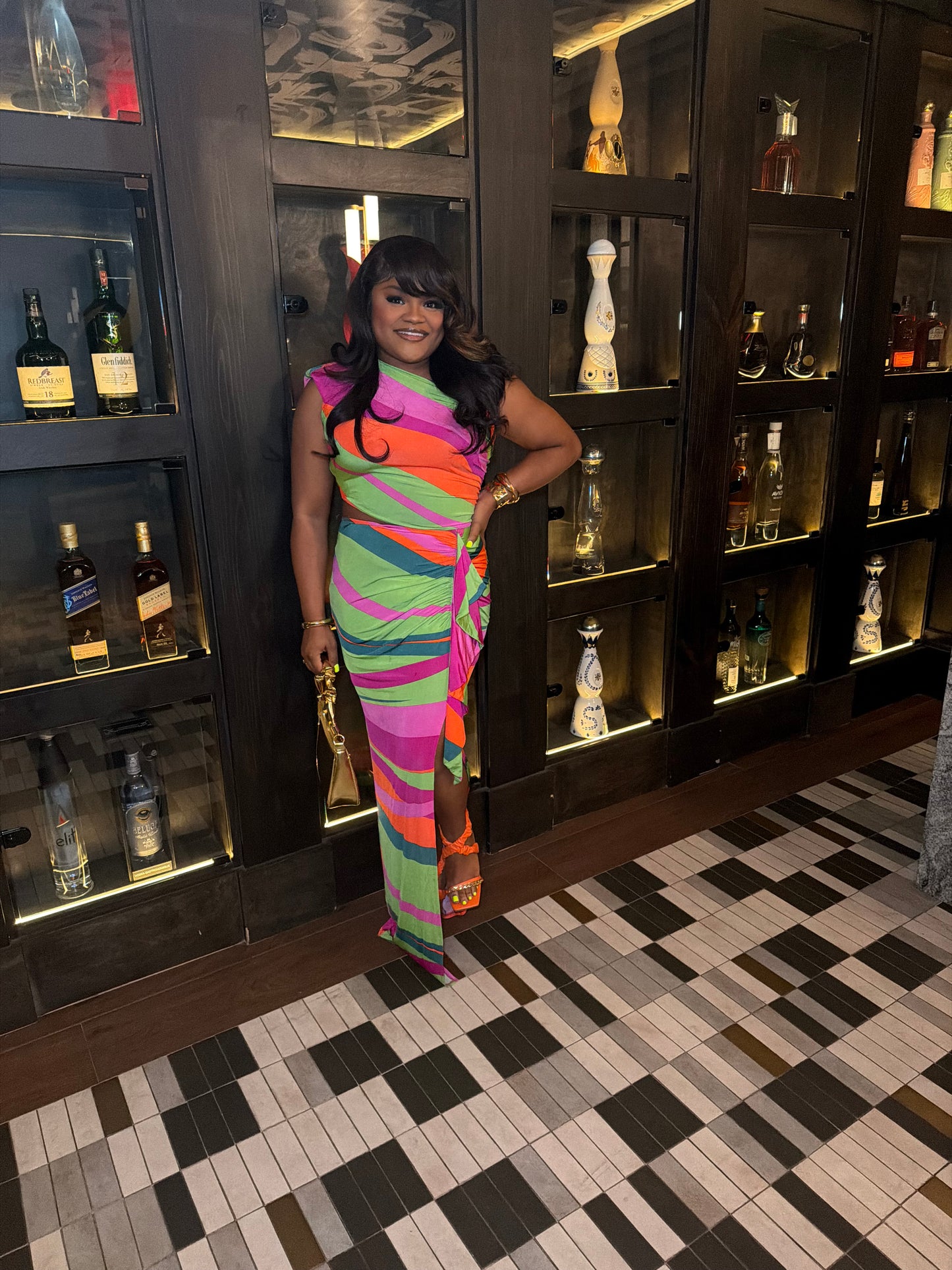 Island Muse Ruched Midi Dress