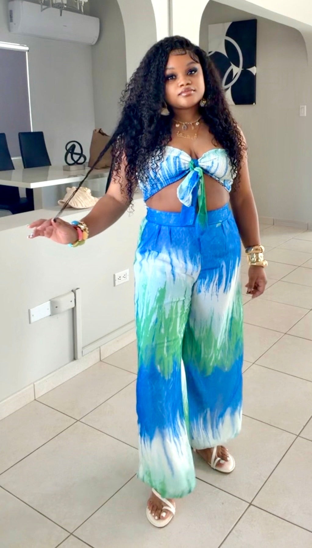 Island Muse Tie-Front Set