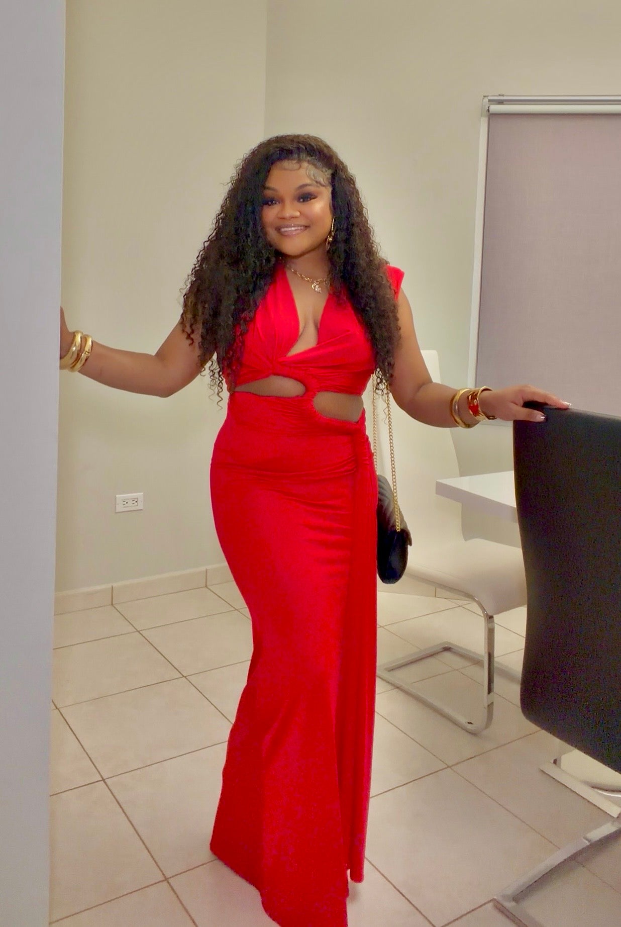 Main Character Cutout Gown