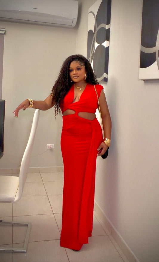 Main Character Cutout Gown