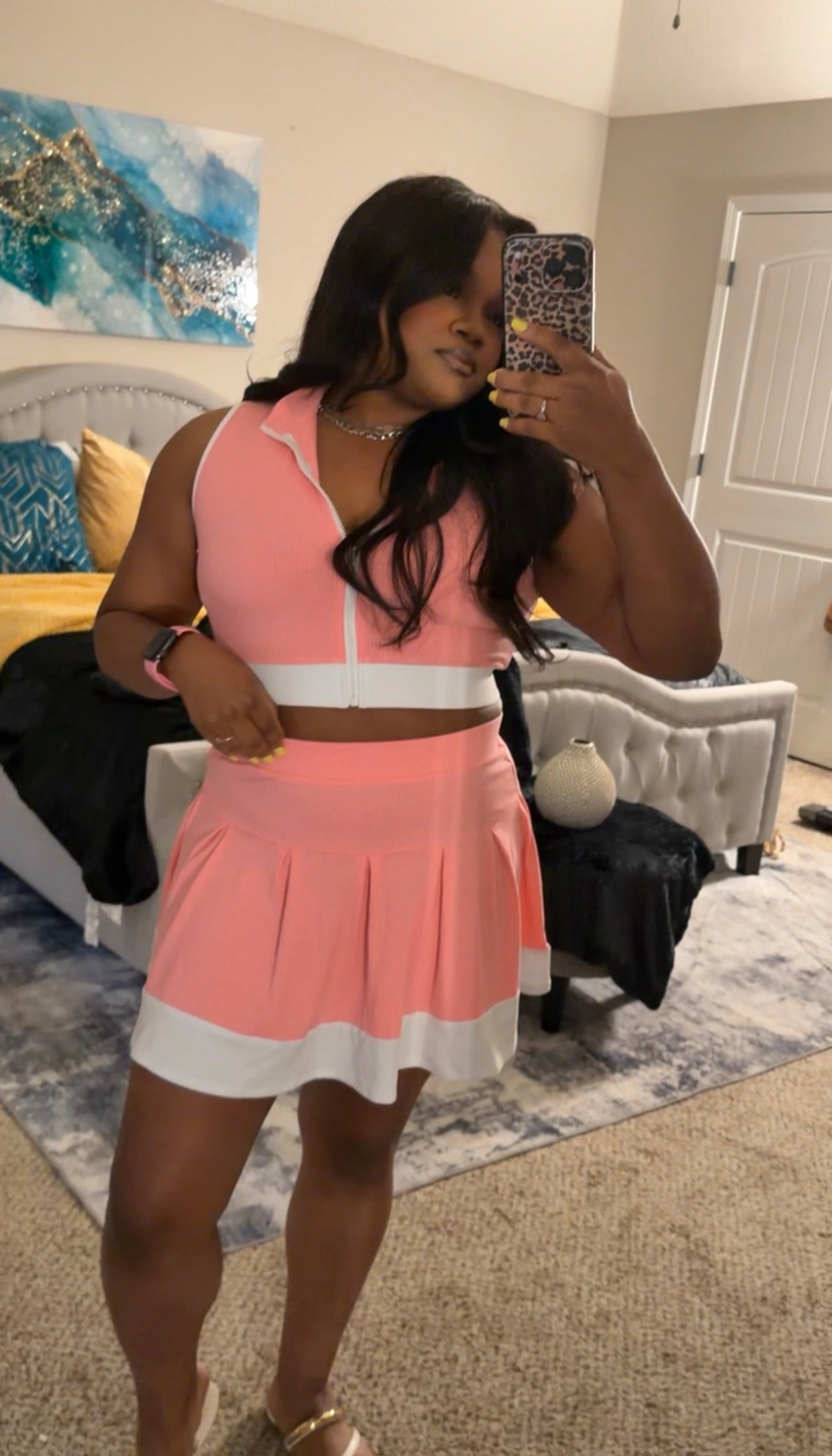 Pretty Match Point Skirt Set
