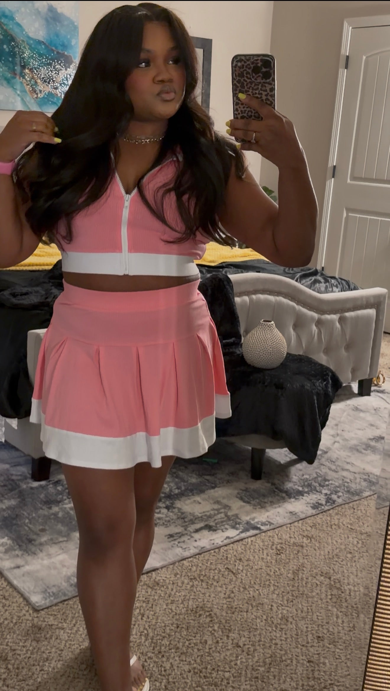 Pretty Match Point Skirt Set